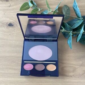 ESTEE LAUDER All-Over Face Powder Pink Parfait Go Pouty Lip Color Palette RARE